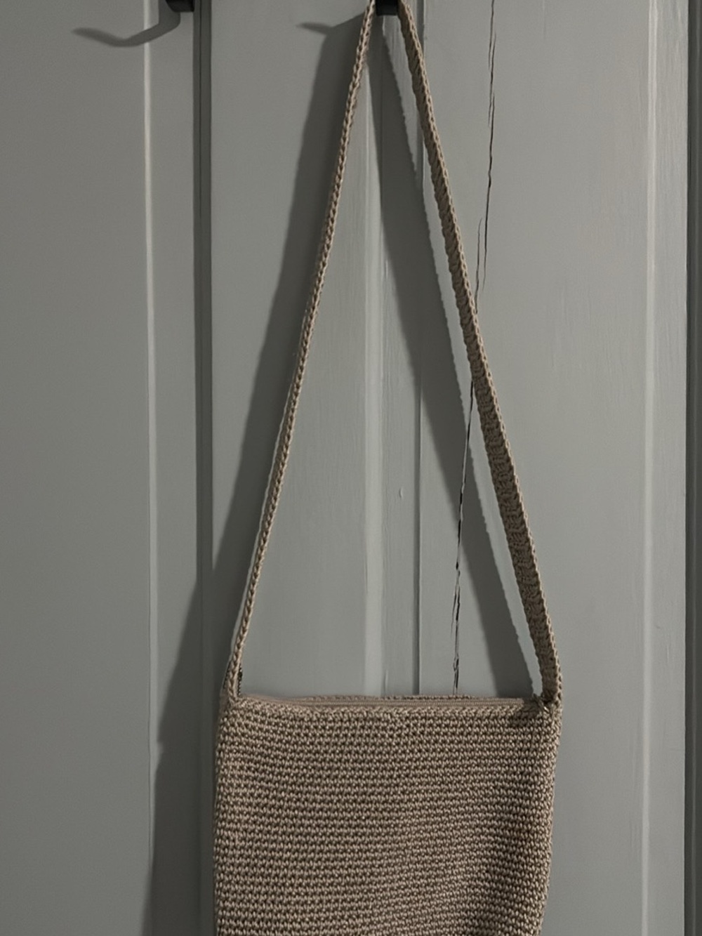 The Sak Woven Crossbody Bag - Beige
